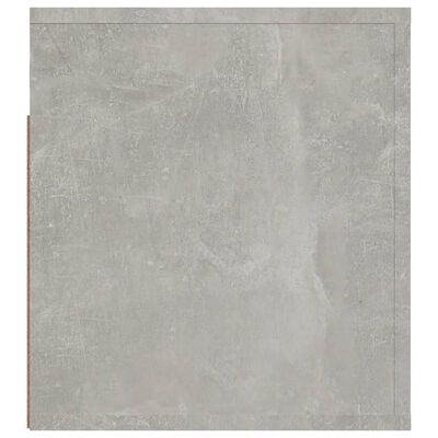 vidaXL sienas naktsskapītis, betona pelēks, 50x36x40 cm