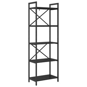 vidaXL Grāmatu plaukts 5 līmeņi 56 x 34 x 171 cm Inženierijas koks