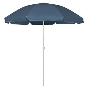 vidaXL pludmales saulessargs, 240 cm, zils