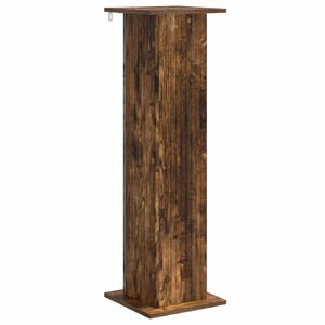 vidaXL Augu statīvs Kūpināts ozols 30,5 x 30 x 100,5 cm