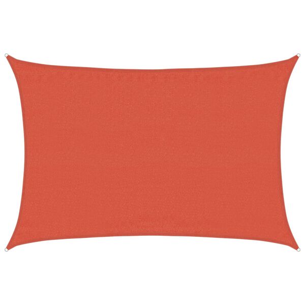 vidaXL saulessargs, 160 g/m&sup2;, taisnstūra, sarkanbrūns, 3,5x4,5 m, HDPE