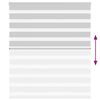 vidaXL žalūzijas zebra 135x100 cm auduma platums 130,9 cm poliesters