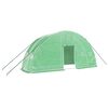 vidaXL siltumnīca ar tērauda rāmi, zaļa, 12 m&sup2;, 6x2x2,85 m