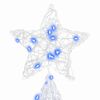 vidaXL Ziemassvētku eglīte su 240 LED Zila 180 cm Akrils