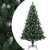 vidaXL Mākslīgā Ziemassvētku eglīte 120 cm PVC un metāls Zaļa