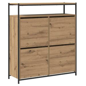 vidaXL Apavu skapis 100 x 34 x 112 cm Inženierijas koks Artisan Ozols