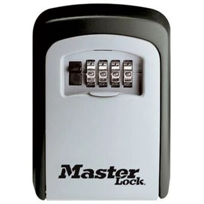 Master lock 5401EURD sienā iemontēta atslēgu skapja kombinācija