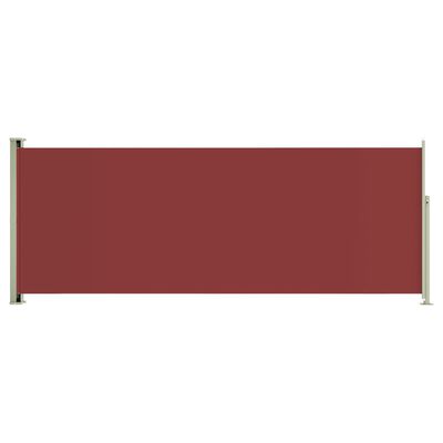 vidaXL izvelkama sānu markīze, 117x300 cm, sarkana
