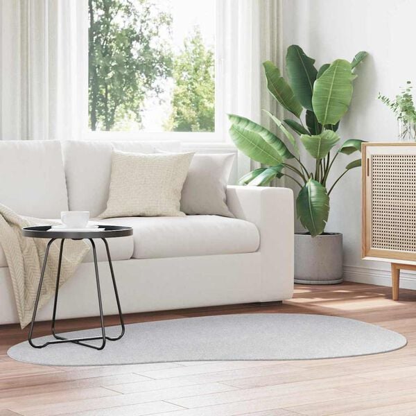 vidaXL Teritorijas paklāji HUARTE Pelēka 120 x 170 cm Poliesters