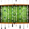 vidaXL galda futbols, 140x74,5x87,5 cm, 60 kg, tērauds, brūns, melns