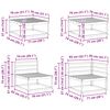 vidaXL Āra dīvānu komplekts 8 pcs Dabiska Cietā akācijas koks