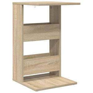vidaXL Sānu galds Sonoma ozols 40 x 35 x 60,5 cm Inženierijas koks