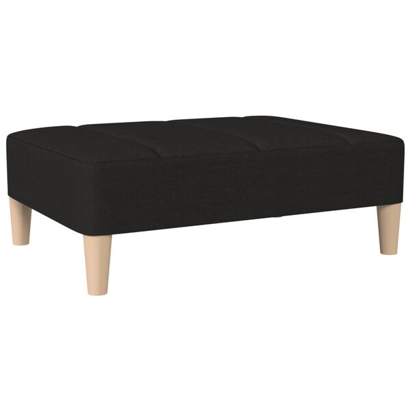 vidaXL kājsoliņ&scaron;, melns, 78x56x32 cm, audums