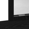 vidaXL Dressing galds ar atvilktni Melns ozolkoks 79 x 41 x 140 cm