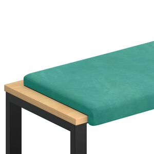 vidaXL Solspilvens Samts Tirkīzzila Dziļums 35 cm