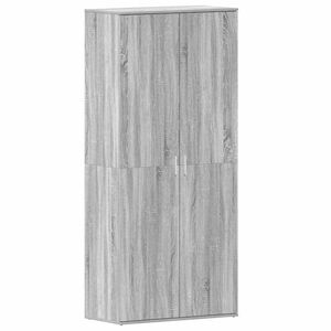 vidaXL Apavu skapis 80 x 39 x 178 cm Inženierijas koks Pelēks Sonoma