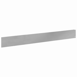 vidaXL Zāliena Apmale 30 gab. 100 x 12 cm Tērauds Sudraba