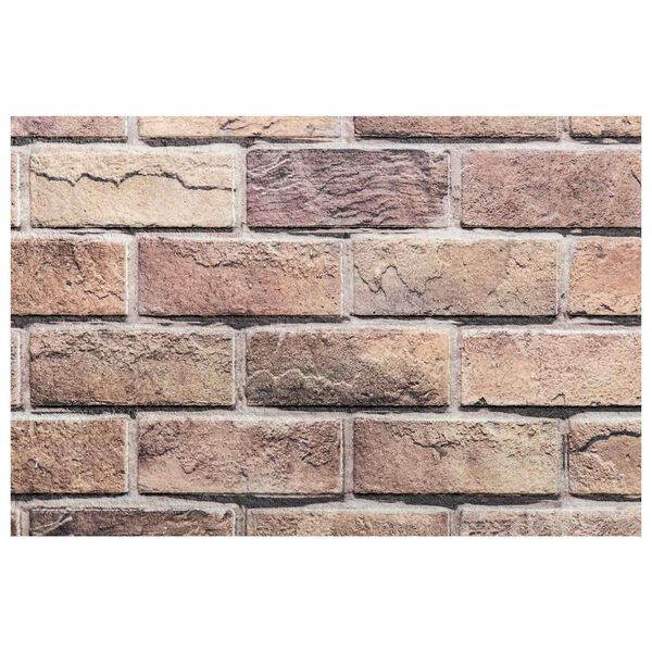 vidaXL Sienas paneļi 10 pcs Brūna un pelēka 100 x 50 cm EPS putas