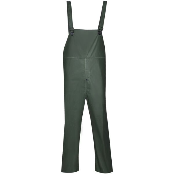 Lietus tērps, jaka un bikses, L, zaļš ūdensnecaurlaidīgs materiāls