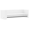 vidaXL sienas plaukts, balts, 100x35x30,5 cm, inženierijas koks
