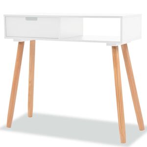 vidaXL konsoles galdiņ&scaron;, priedes masīvkoks, 80x30x72 cm