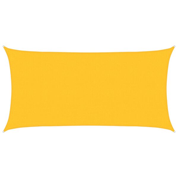 vidaXL saulessargs, 160 g/m&sup2;, taisnstūra, dzeltens, 2x3,5 m, HDPE