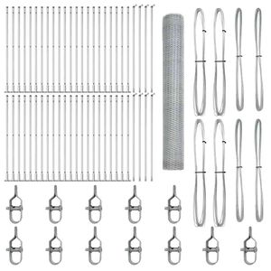 vidaXL Žoga āķis Sudraba