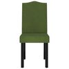 vidaXL virtuves krēsli, 2 gab., tum&scaron;i zaļ&scaron; samts