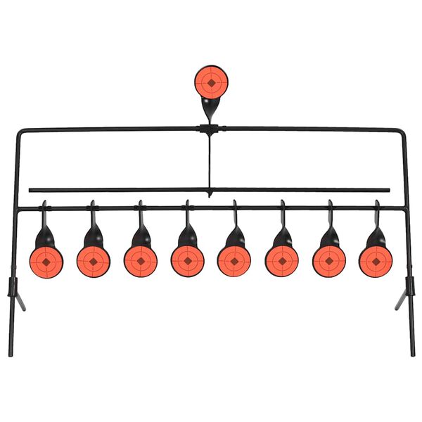 vidaXL automātiski atiestatāms rotējo&scaron;s &scaron;au&scaron;anas mērķis ar 8 + 1 mērķiem