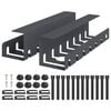 vidaXL Galda kabeļu organizators 2 gab. Antracīta 43 x 10 x 10 cm