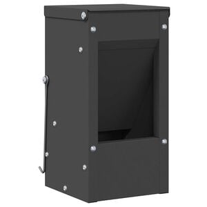 vidaXL Tru&scaron;u barotājs Melna 12,5 x 12,5 x 25 cm 1,5 kg