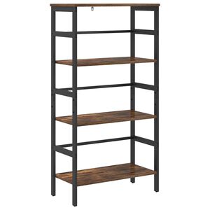 vidaXL Grāmatu plaukts 3 līmeņi 60 x 29,5 x 115 cm Inženierijas koks