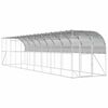 vidaXL Pret sienu vistas būris Sudraba 600 x 150 x 215 cm