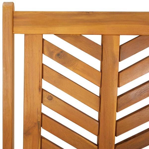 vidaXL Dārza ēdamgalds 3 pcs Brūna Cietā akācijas koks