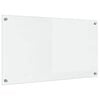 vidaXL Virtuves aizsargpaneļi Caurspīdīgs 90 x 50 cm rūdīts stikls
