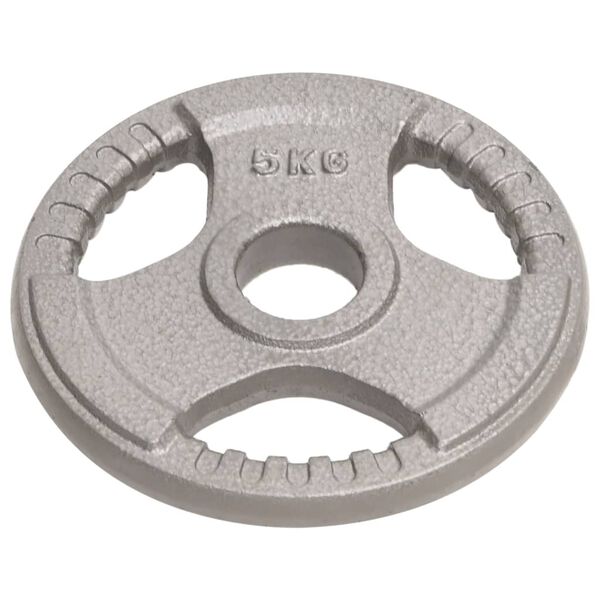 vidaXL olimpiskie svara diski, 4 gab., 20 kg, čuguns