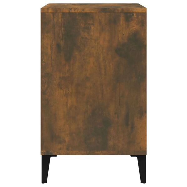 vidaXL apavu plaukts, ozolkoka krāsa, 102x36x60 cm, inženierijas koks