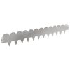 vidaXL Zāliena Apmale 30 pcs 103 x 15 cm Tērauds Sudraba