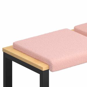 vidaXL Solspilvens 4 gab. &Scaron;erpa Audums Rozā Dziļums 35 cm