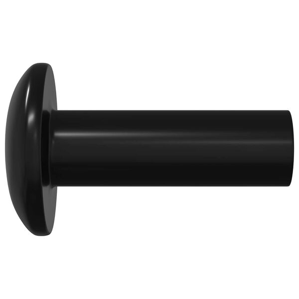 vidaXL Elkoņu uzgriežņi 2 pcs Melna M4 x 14,5 mm Dzelzs