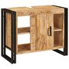 vidaXL Izlietnes skapītis Brūna 71 x 33 x 58 cm Cieta mango koksne