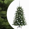 vidaXL Mākslīgā Ziemassvētku egle ar bumbiņu 120 cm 150 LED