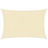 vidaXL saulessargs, 160 g/m&sup2;, krēmkrāsas, 2x3 m, HDPE