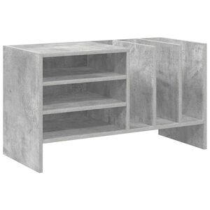 vidaXL Pla&scaron;u skapis Betona pelēks 78.5 x 35 x 45 cm Inženierijas koks