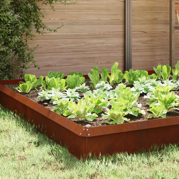 vidaXL Gliemežu sētas 16 pcs Rūsa Novecināts tērauds