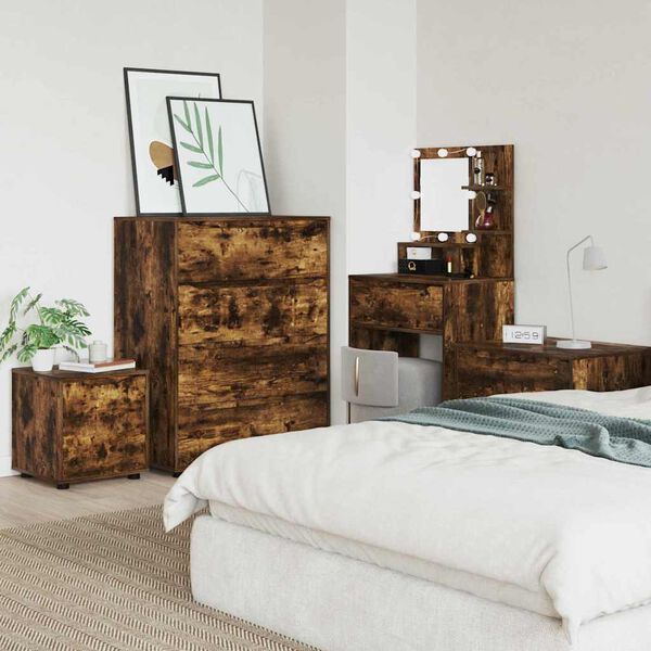 vidaXL Vannas istabas skapītis Dūmaka ozols 40,5 x 40 x 44 cm