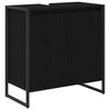 vidaXL Vannas istabas skapītis Melns ozolkoks 60 x 30 x 60 cm