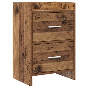 vidaXL Nakts skapī&scaron;i Vecs koks 40 x 30 x 60 cm Inženierijas koks