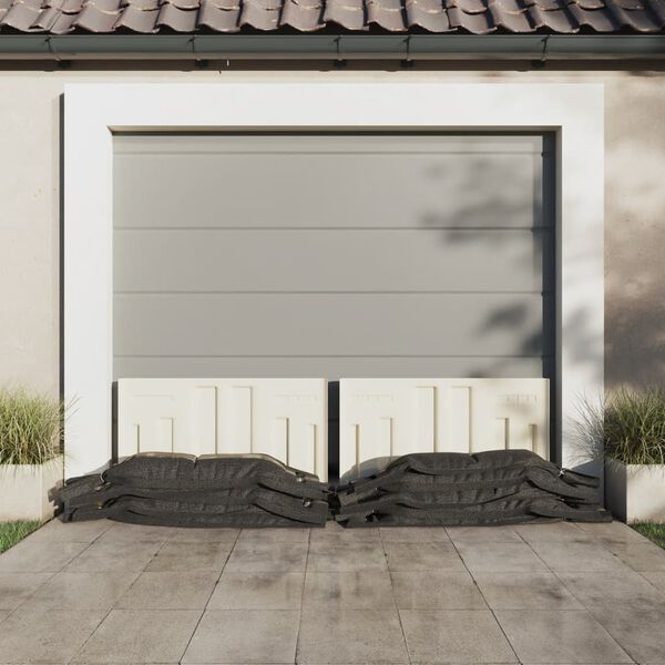 vidaXL smil&scaron;u maisi, 50 gab., tum&scaron;i zaļi, 103x25 cm, HDPE