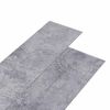 vidaXL Pa&scaron;līmējo&scaron;as PVC grīdas dēļi Betona pelēks 30,5 x 61 cm 28 gab.